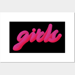 Girl Posters and Art